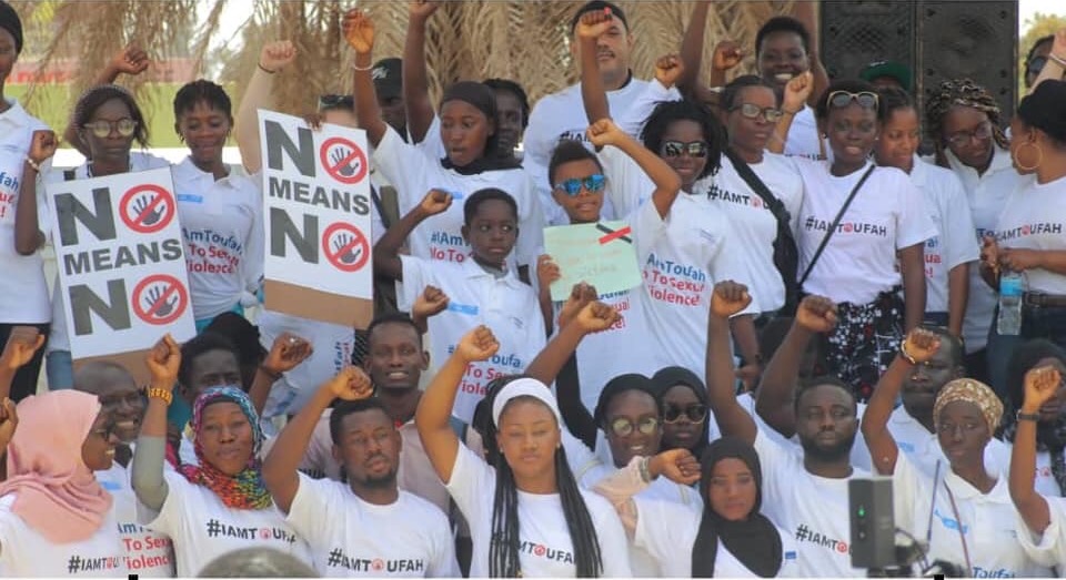 Gambians Take To The Streets To Call For The End Of All Sexual Violence Against Women And Girls 