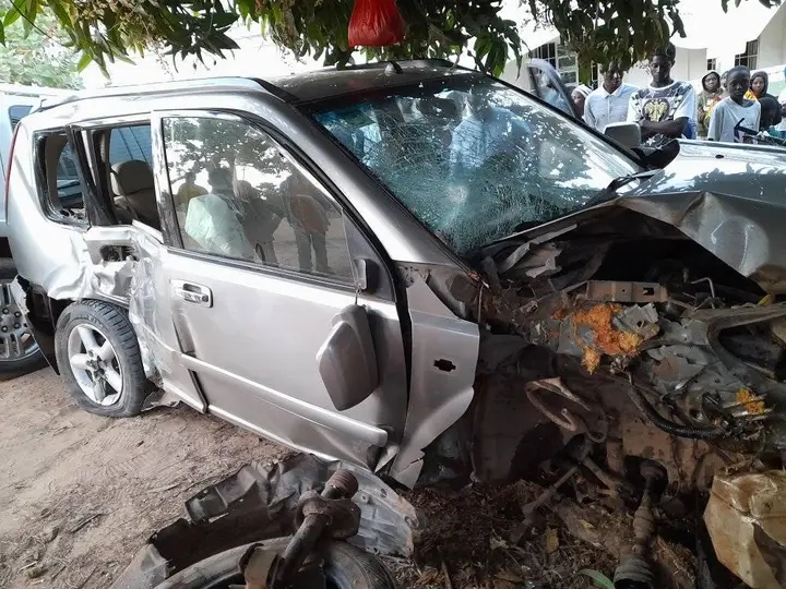 Two hospitalised after car collides with motorbike in Batokunku