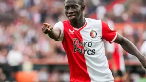 Gambian striker Yankuba Minteh scored a wonder goal for Feyernood