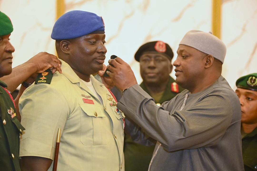 Ten Gambian senior military officers promoted to colonel ranks