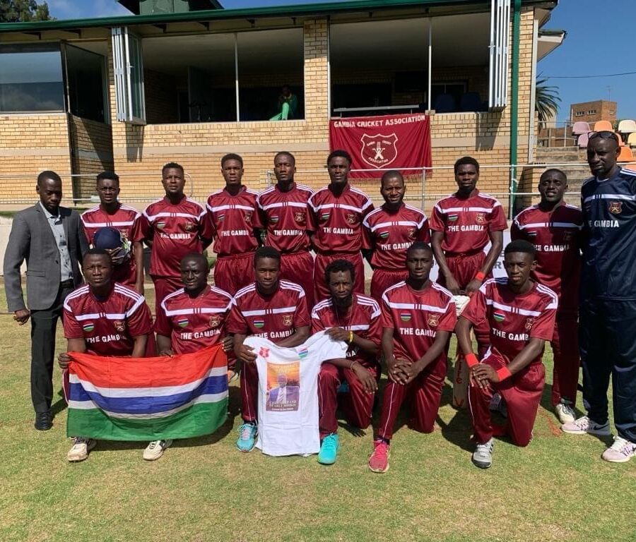 Gambia loses to Zimbabwe in T20 cricket match 