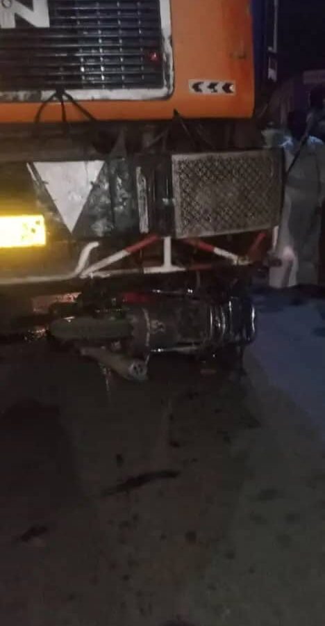Motorcyclist fights for life after being hit by speeding truck