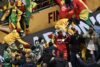 Senegal supporters clash during the Africa Cup of Nations (CAN) final football match between Senegal and Morocco at the Prince Moulay Abdellah Stadium in Rabat on January 18, 2026. (Photo by Paul ELLIS / AFP)