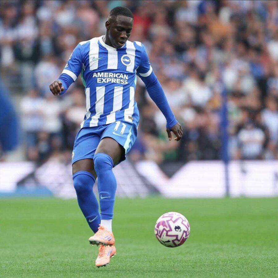 Yankuba Minteh gives back to Bakoteh School, inspires future stars