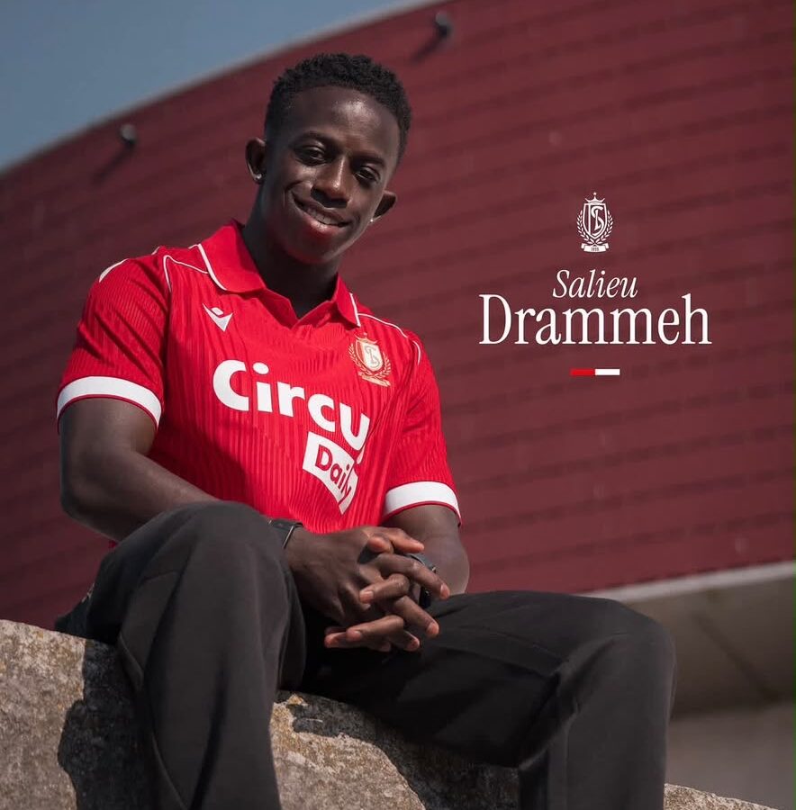 Gambian winger Salieu Drammeh joins Standard Liège on a three-year deal