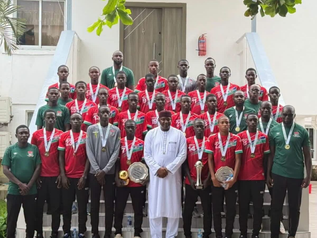 President Barrow rewards Scorplings with D2 million after WAFU triumph