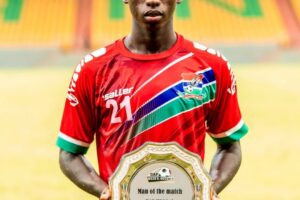 Alieu Saine named Man of the Match after Scorplings’ victory