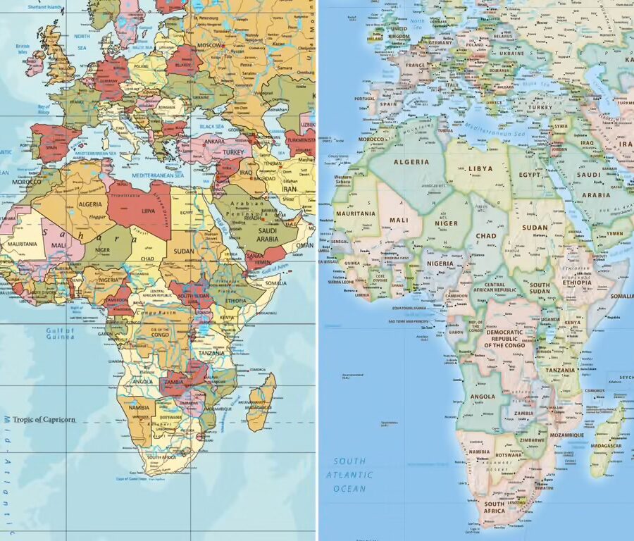 UN backs new world map to show Africa’s true size