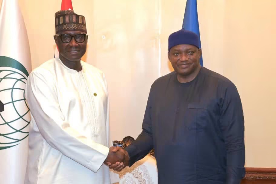 Barrow urges new ECOWAS chief to defend democracy and regional integration