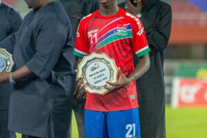 Alieu Saine crowned joint top scorer of WAFU A U-17 tournament