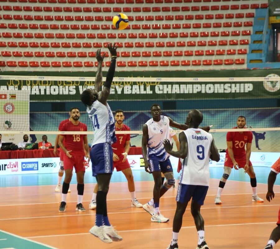 Morocco edges Gambia in four-set volleyball battle