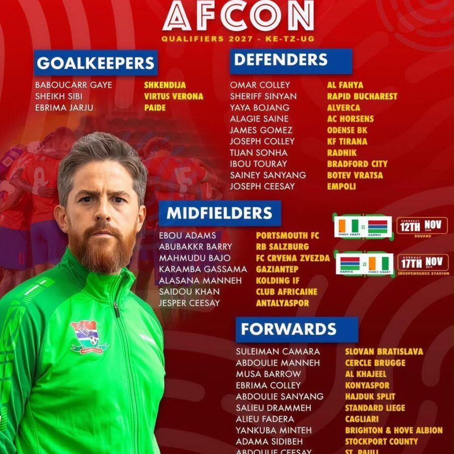 McKinstry names 32-man provisional squad for Ivory Coast double-header